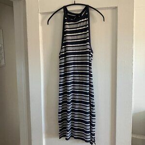 Theory striped tank dress